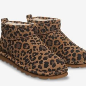 BearPaw Shorty Exotic Boot- Leopord Print